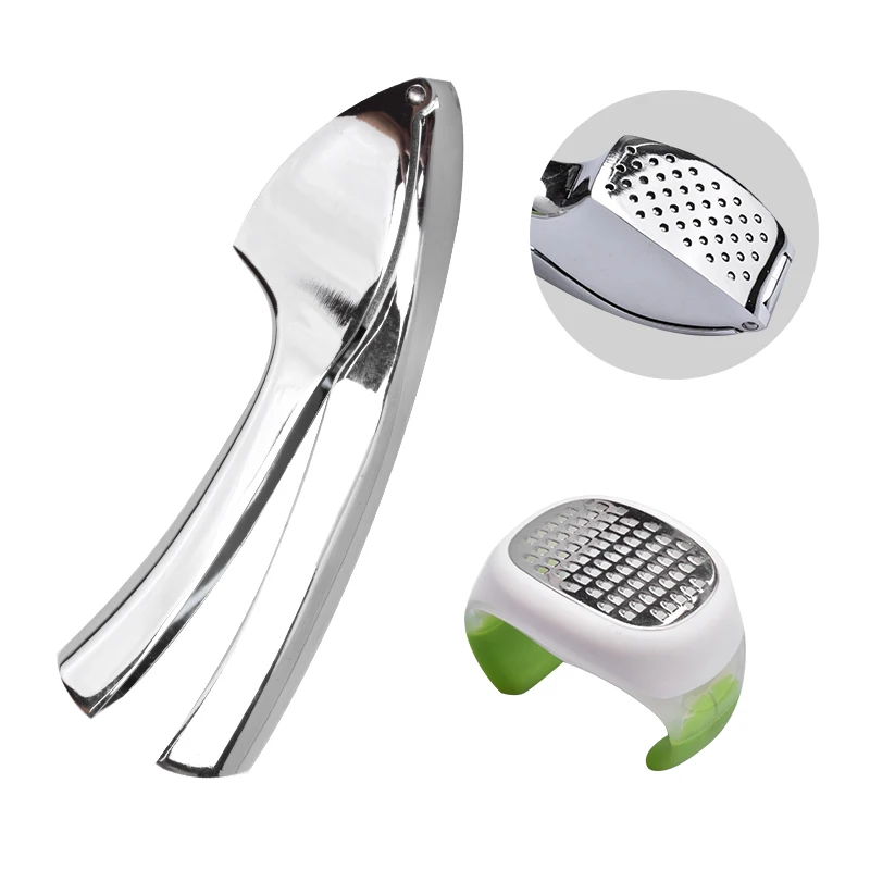 Новый из нержавеющей стали кухонный чеснок пюре ручной Чеснок Пресс набор портативный гаджет