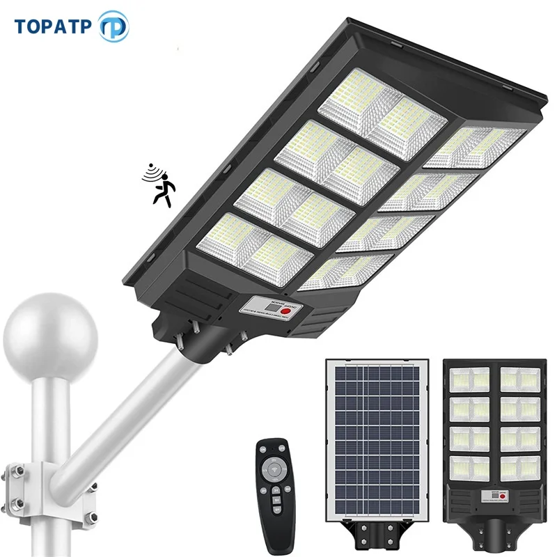 Hot Selling IP65 Waterproof Outdoor Solar Street Light with Easy Installation Remote Control and Motion Sensor