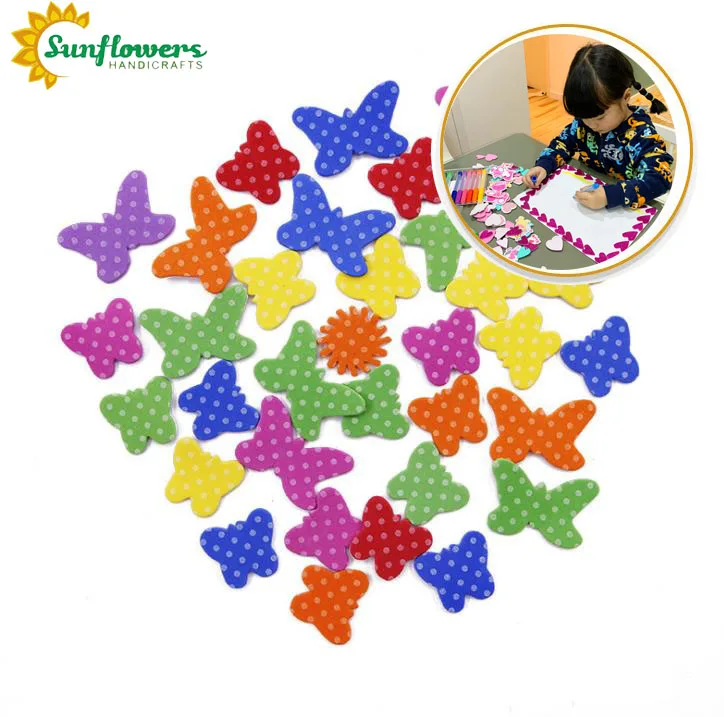 2mm EVA Foam Butterfly Shapes for Accessories Children School Classroom Scrapbooking