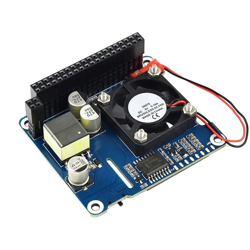Hot Sale Power Expansion Board Built-in Cooling Fan For Raspberry Pi 4 Model B And 802.3af With Fair Price