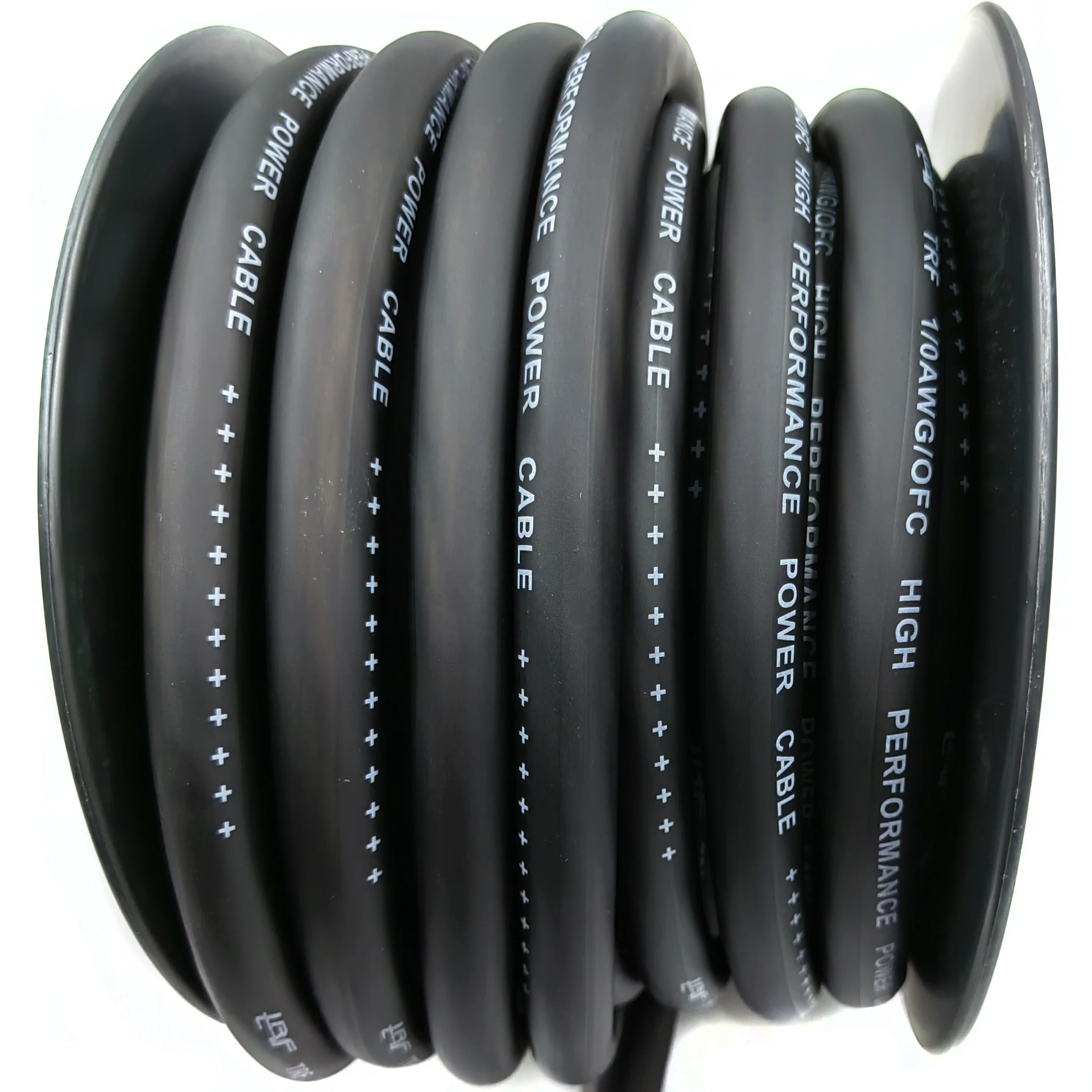 1/0 AWG Oversize Gauge 4/0 GA Car Audio OFC Or CCA Power Wire Power Cable Soft Touch Flexible PVC Jacket Cable