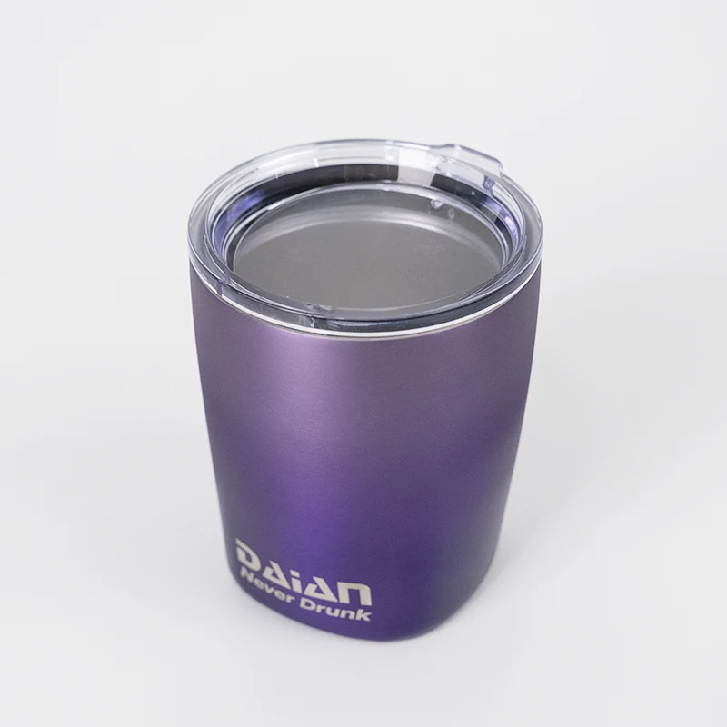 Stainless Steel Old Fashioned Lowball Bar Tumblers for Drinking Bourbon Whisky Cocktails  Cognac Stainless Steel