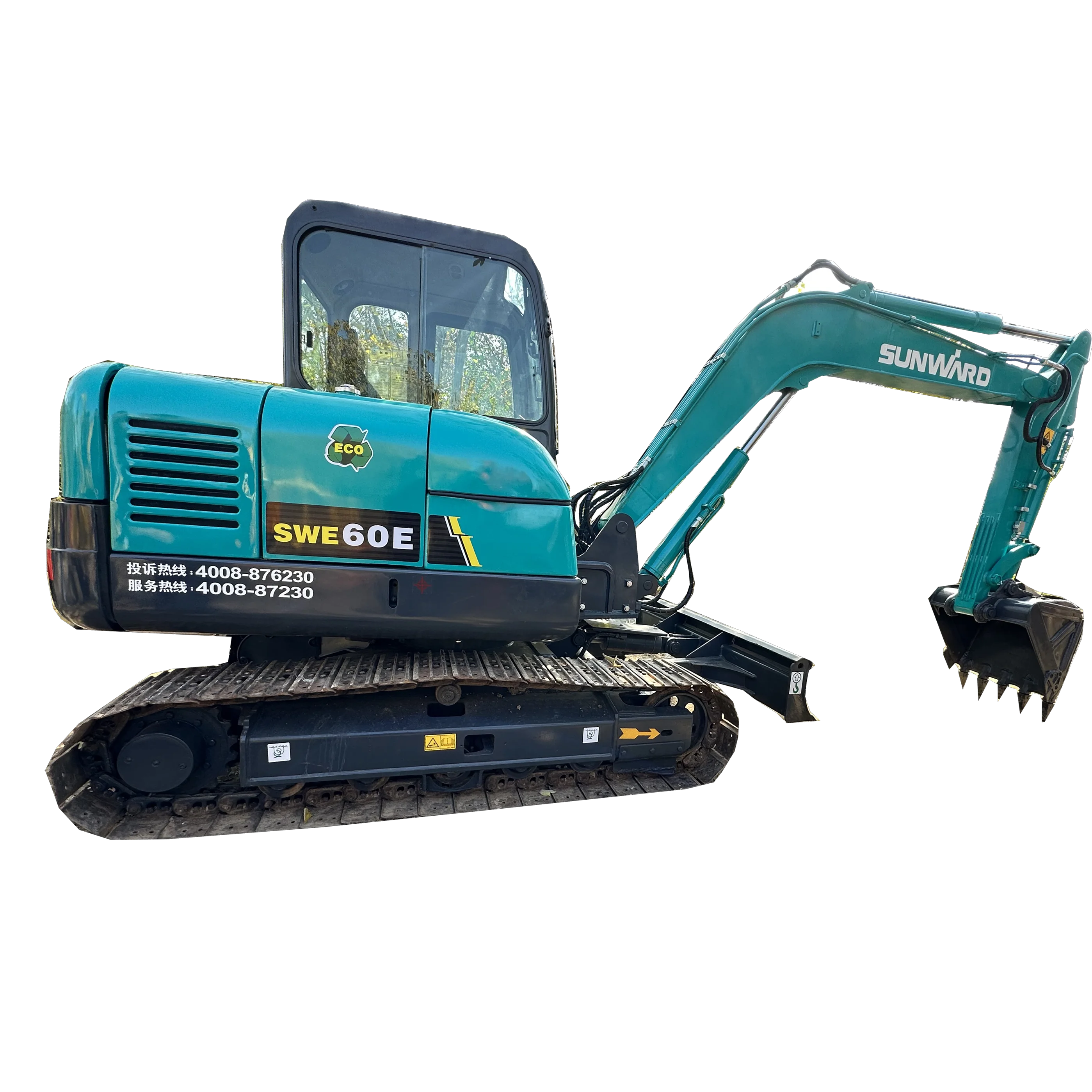 Небольшой экскаватор SUNWARD SWE60E гидравлический гусеничный в хорошем состоянии послепродажная гарантия