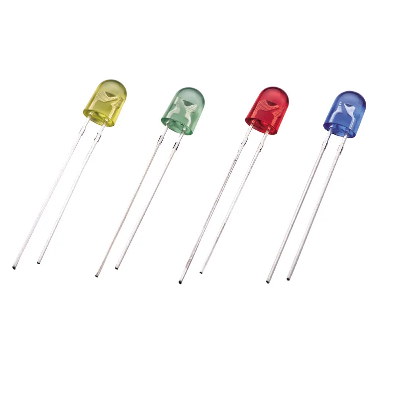 5mm led diode orange color 15 degree 30 degree led 5mm diffused free sample