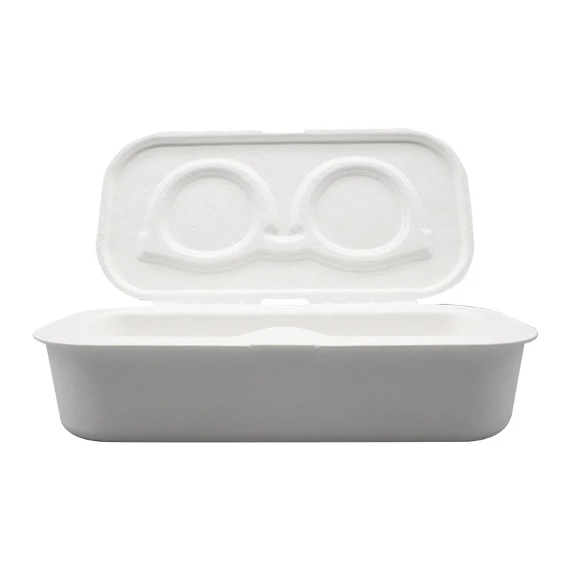 Eco-Friendly Biodegradable PLA Pulp Box and Zippered Plastic Bags for Packaging