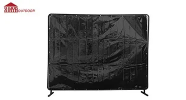 Mobile Separation Flame Resistant Vinyl Welding Curtain Portable Welding Frame Round or Square Tube