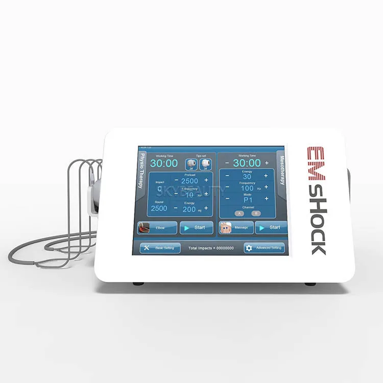 
Free Shipping Home Use Portable Oceanus Zimmer Fokused Ed Extracorporeal Shockwave Therapy Machine 