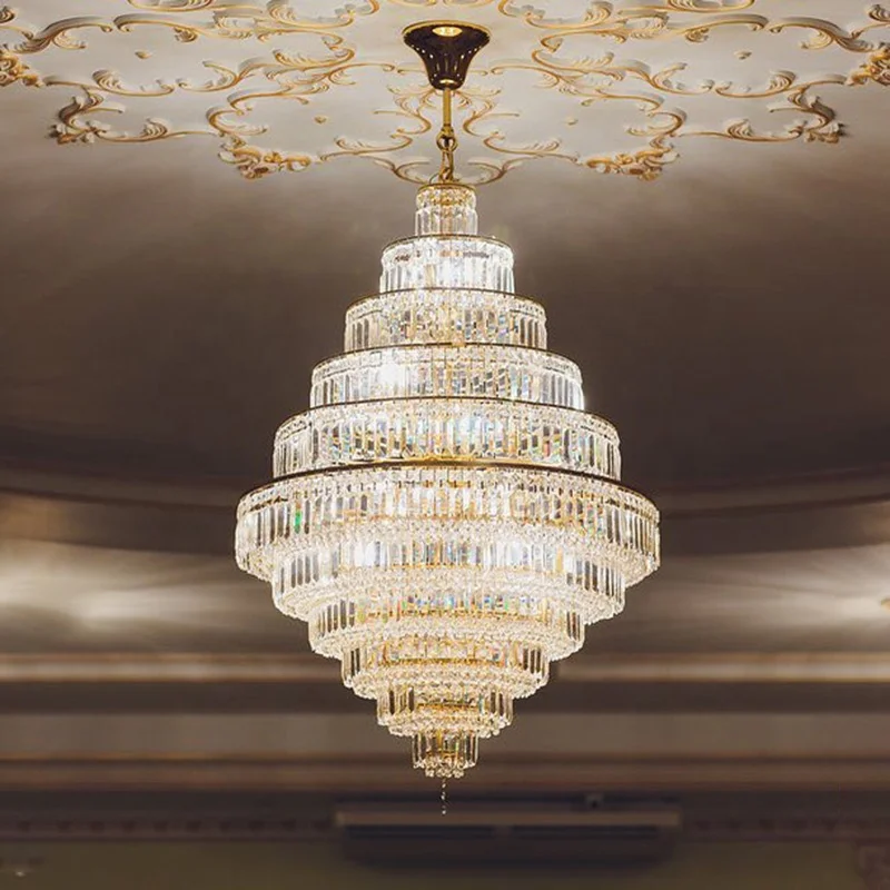 Large Cheap Modern Crystal Light Home Chandelier
