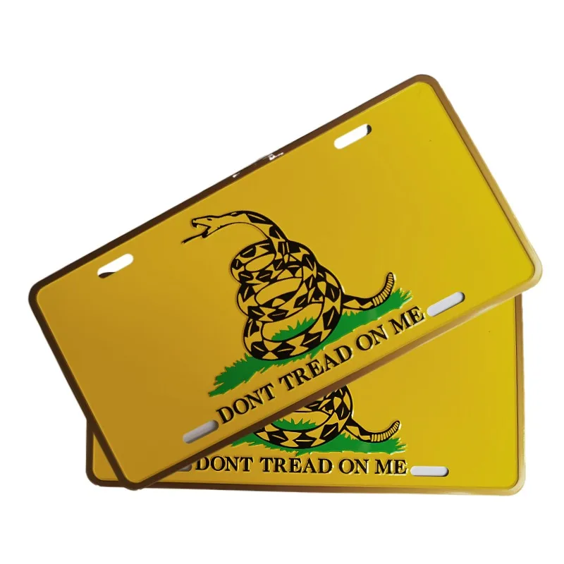 Custom  Design Embossed Car Number Plate Souvenir Metal Car License Plate Decorative Aluminum Car Plates Wholesale