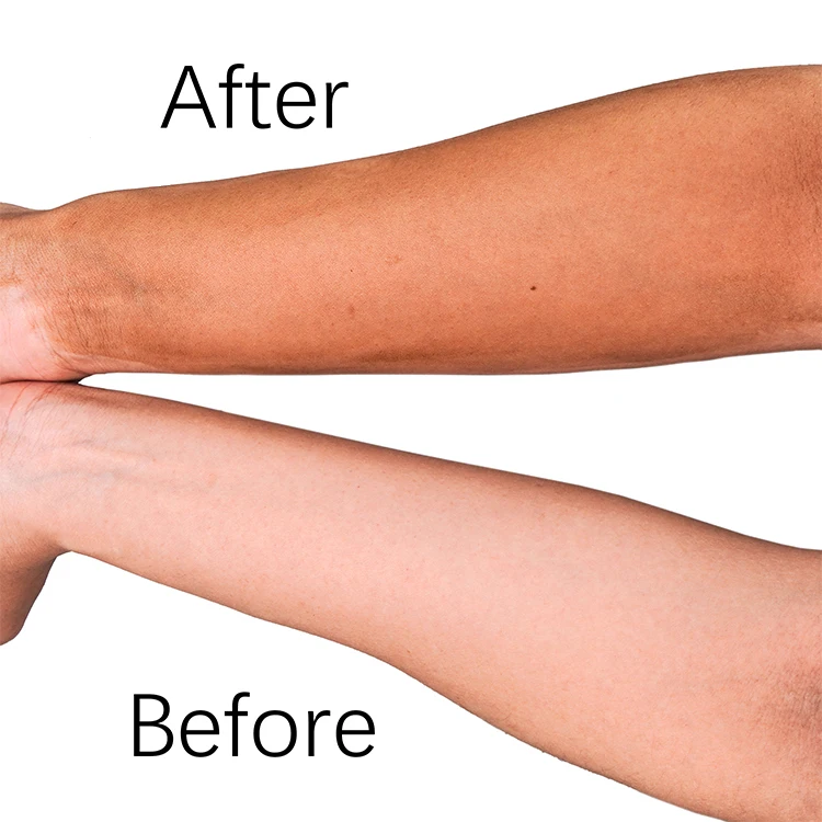 Lightweight Self Tanner Self Tanning Oil Aloe Vera Coconut OEM tanning mousse