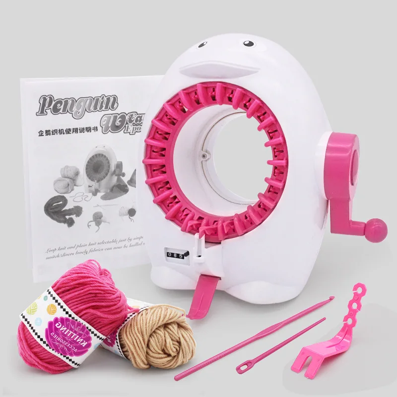 Needle Flat Knitting Machine Top Quality China Diy Circular Knitting Parents Kids EB Socks Making Machine Warp Machine Mini