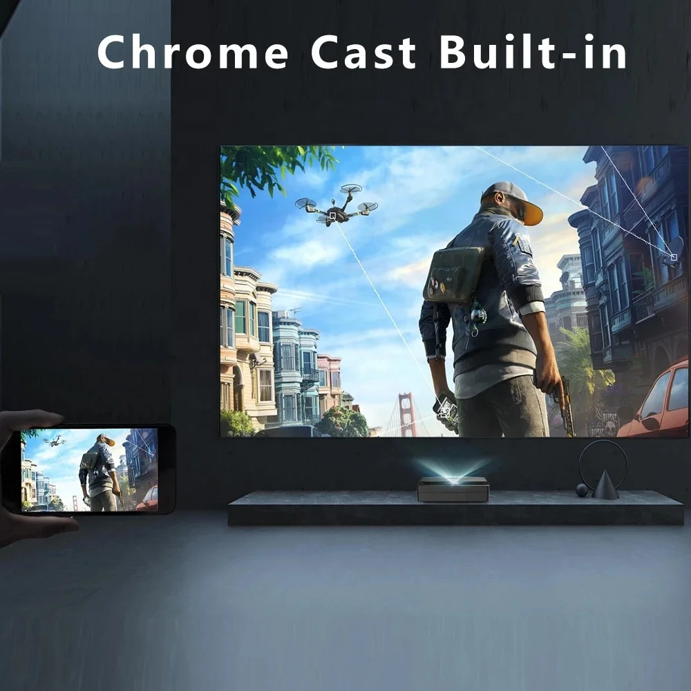 Changhong B8u 4k лазерный проектор 4k 8k Ansi лазерный Android 2023 авто