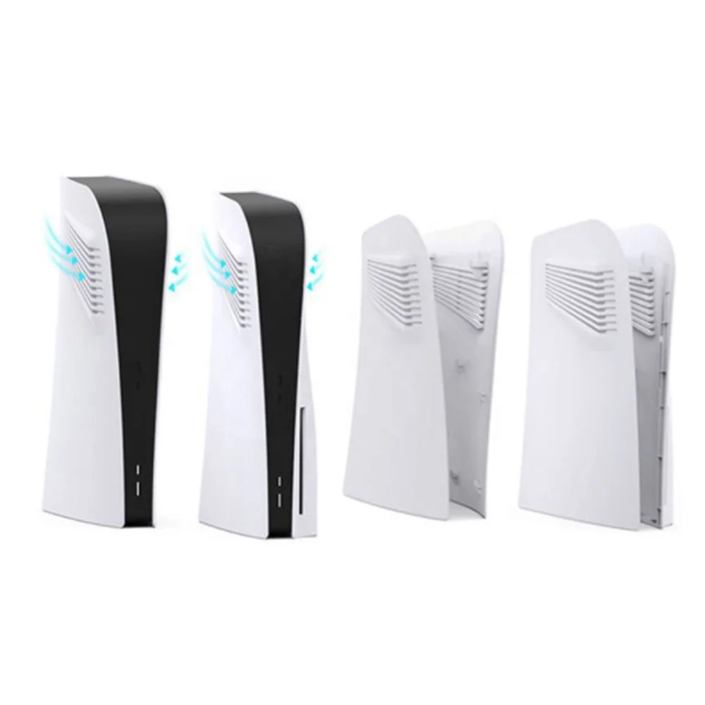Fan Heat Dissipation Air-Vent PS5 Console Replacement Shell For Disc Digital PS5 Console Faceplate