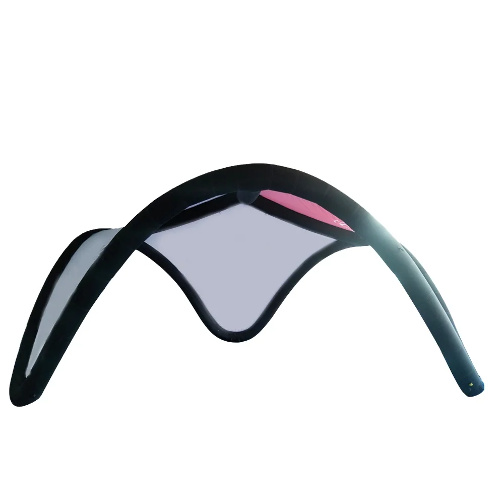 KCCE Luxury popular garden inflatable floating glamping waterproof tent in China