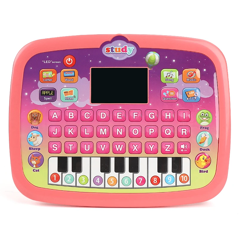 Pre-school Mini Children Educational Kids study Machine Toy Laptops Learning Machine With Keyboard
