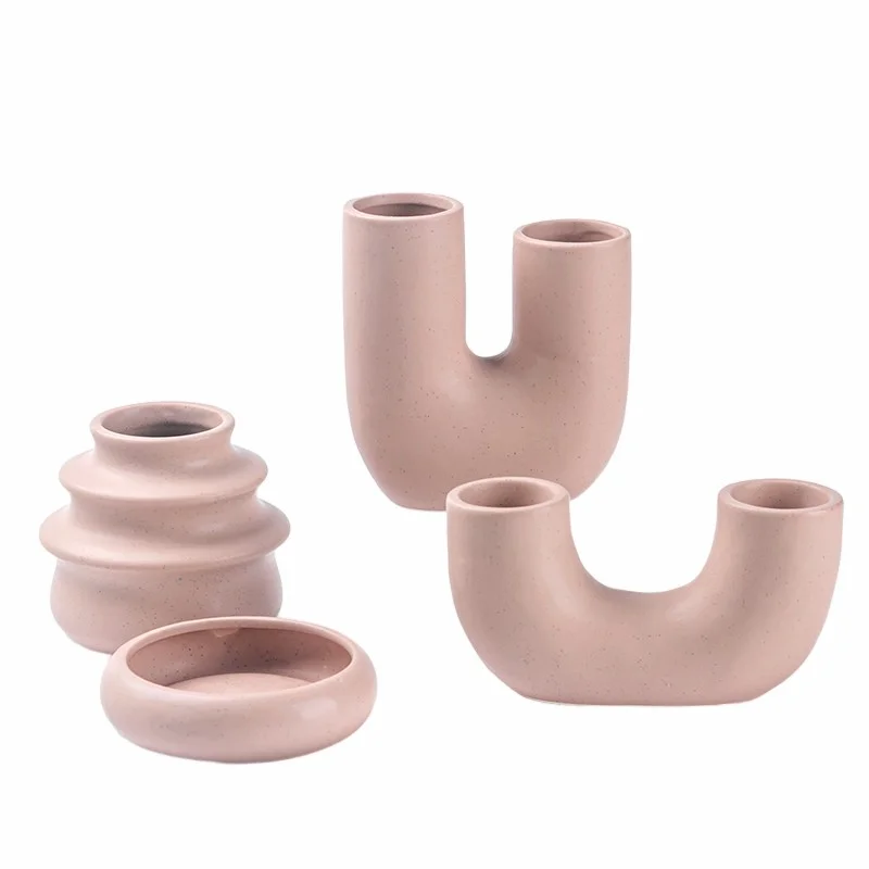 Home Decoration Planter V Shape Mini Flower Bulk Vase