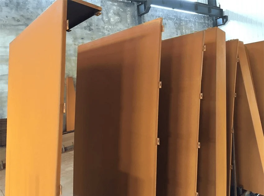 
Exterior wall cladding weathering steel panel price m2 