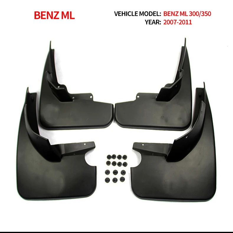 Car Mud Flaps Mudguard For Benz ML300 350 2012 Car Fender Splash Guard