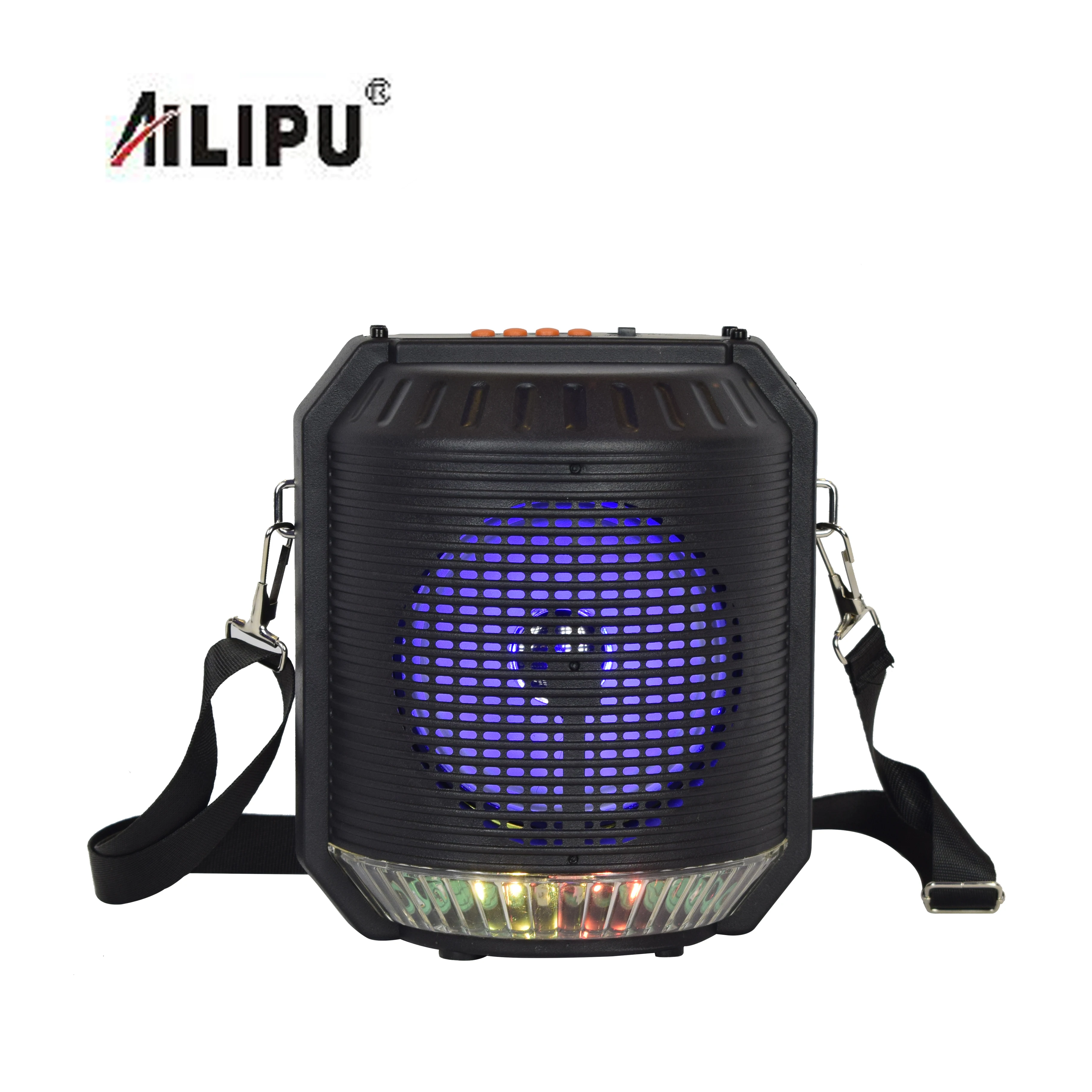 4 Inch Portable Rechargeable Speaker With Handle Microphone ALP-401