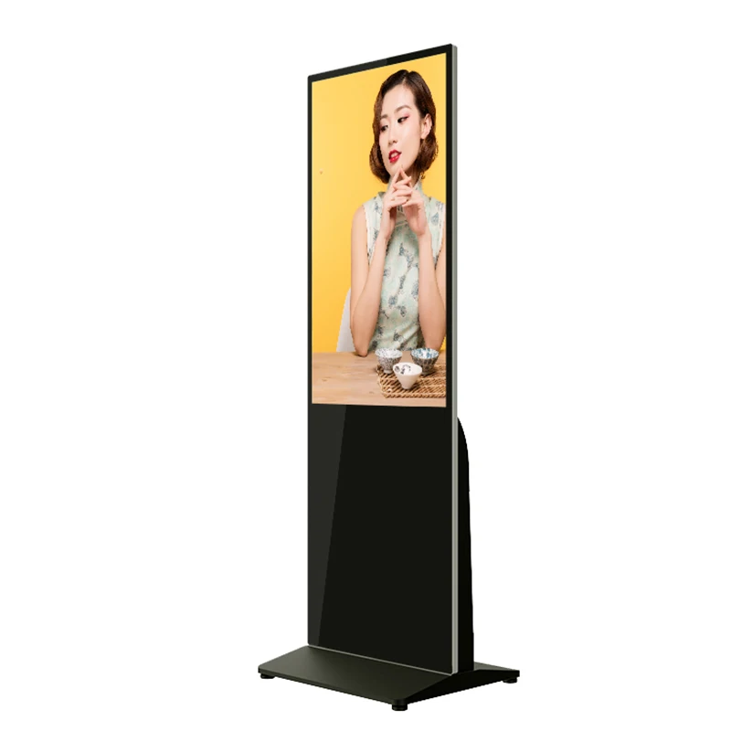 Wholesale 55 Inch Floor Standing Advertising Player Indoor 1080P Lcd Touch Screen Digital Signage Kiosks