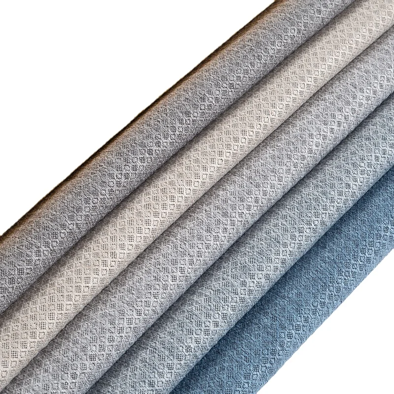 Modern luxury black out fabric for curtains 100% polyester interior decoration blackout curtain fabric