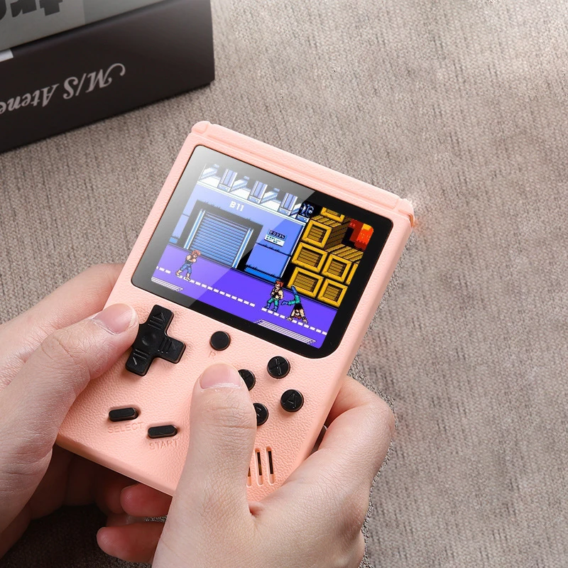 400 In 1 Games MINI Handheld Portable Retro Video Console Handheld Game Players Boy 3.0 Inch Color  Screen Game Player Gift Boy