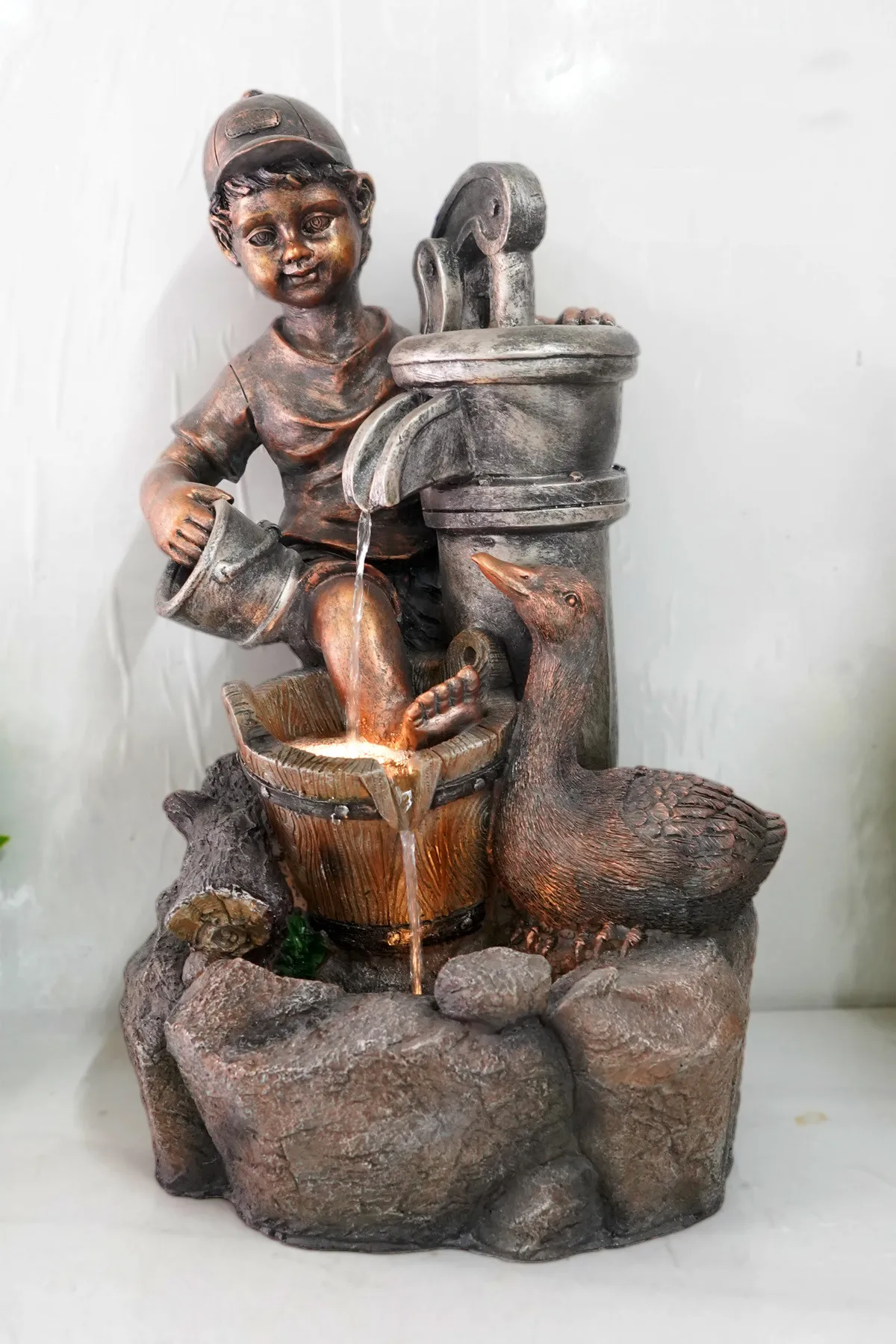 Hot Sale Factory Supply Angel Water Fountain Indoor Modern House Decor Water Fountain