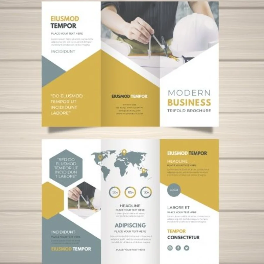 Cheap Price New Design Advertising Brochure Service Flyers Customized Manual Offset Printing Jewelry Packaging Brochure