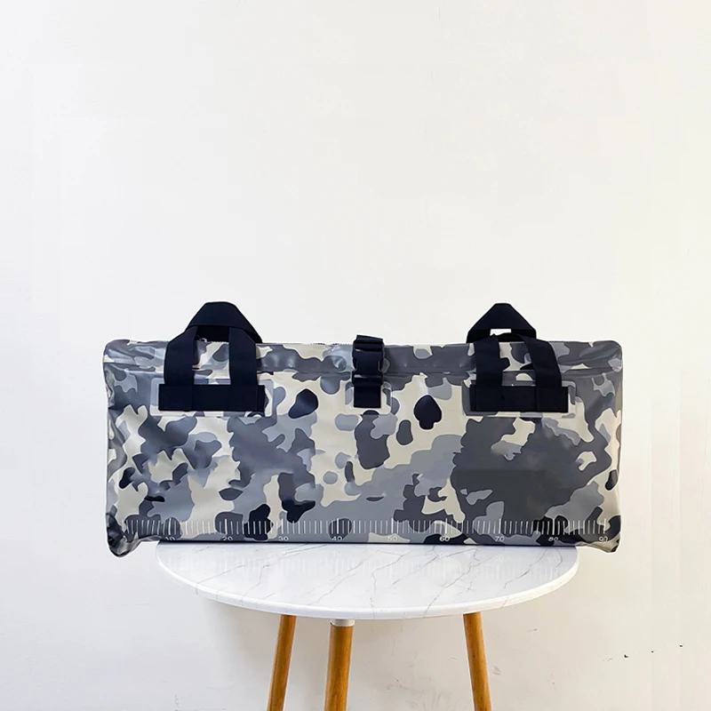 wholesale cheap camo tpu pva eva cooler bag insulated catch fish cooler bag kill bag with plug drain