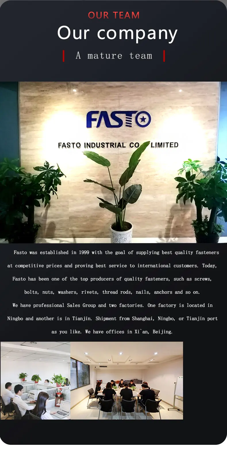 Fasto поставка плоская головка с прорезью корпуса домкрат гайка Заклепка