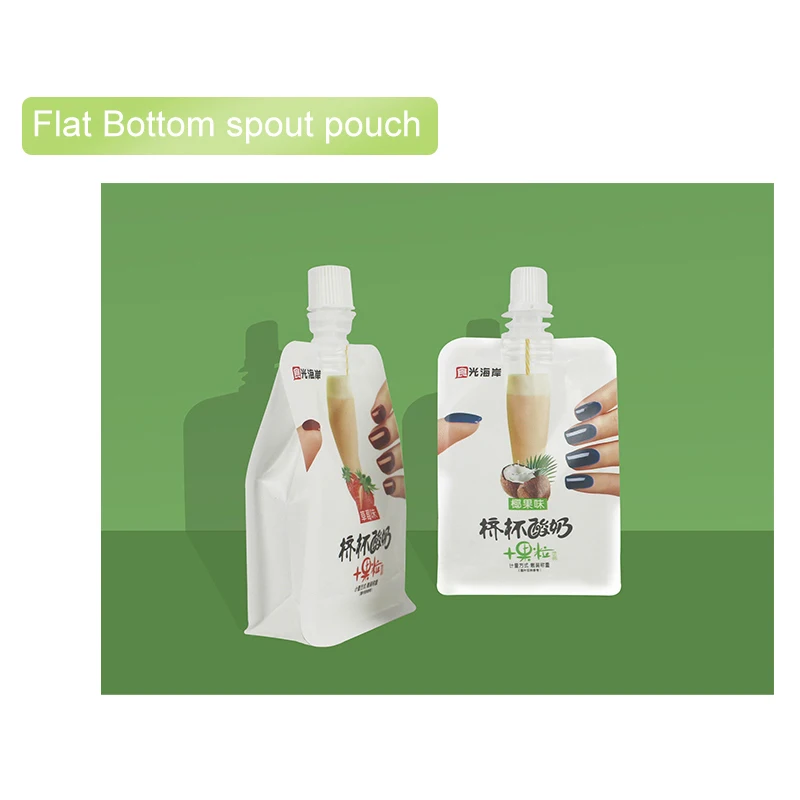 Food Grade Stand Up Spout Pouch  Tomato Sauce Juice Drink Packaging Bags