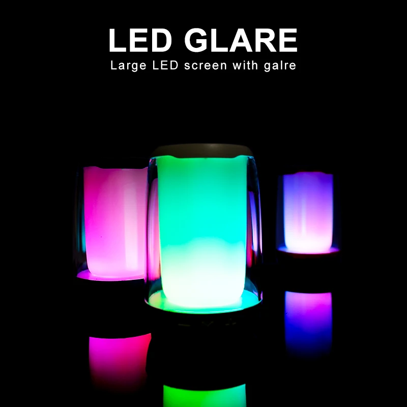 New Arrival Pluse4 Mini Blue Tooth Speaker Jb L Outdoor Wireless Subwoofer Home Speakers With Rgb Colorful Lighting