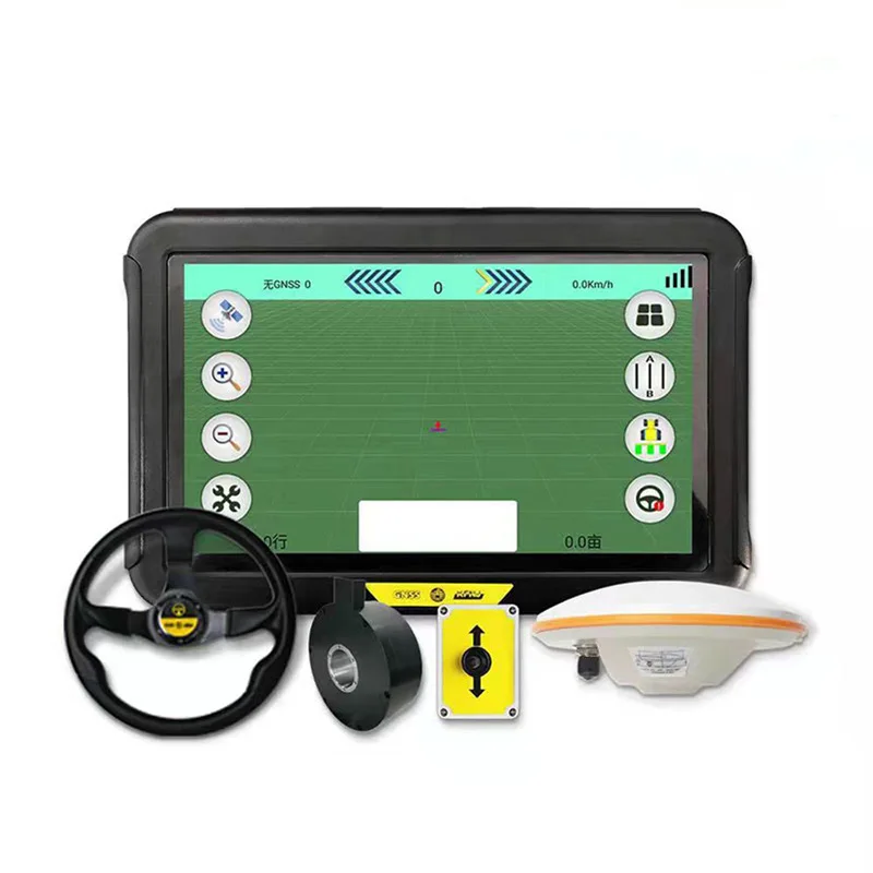 Tractor navigation dosing seeding harvesting trip recorder farm machinery GPS straight line walking autopilot system