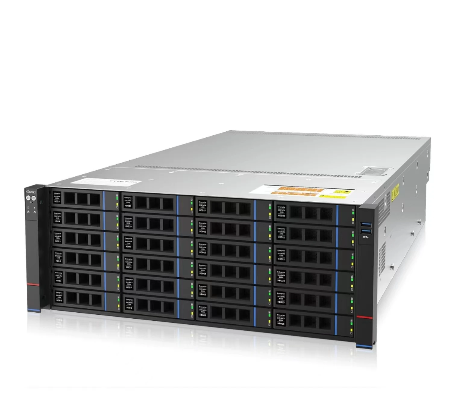 4U 24 bay Intel Whitley платформа 32 Dimm двойной масштабируемый
