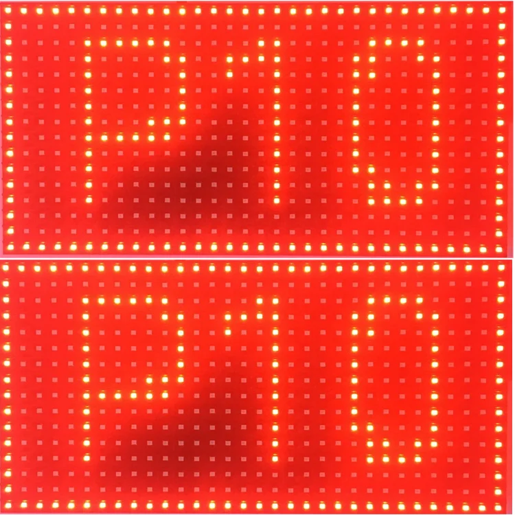  Высококачественный уличный светодиодный дисплей P10 красного цвета
