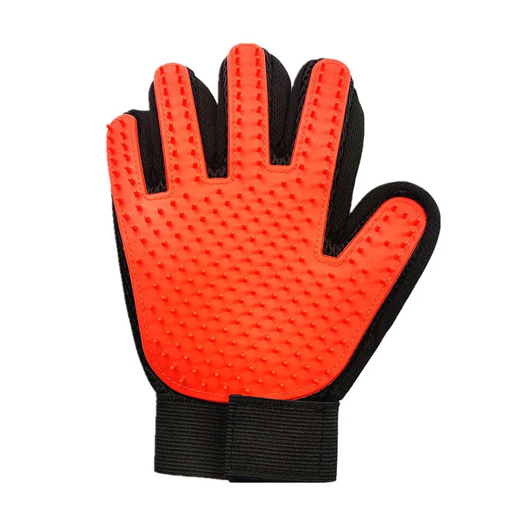 Simple innovative products high quality Eco-friendly TPR microfiber pet grooming glove