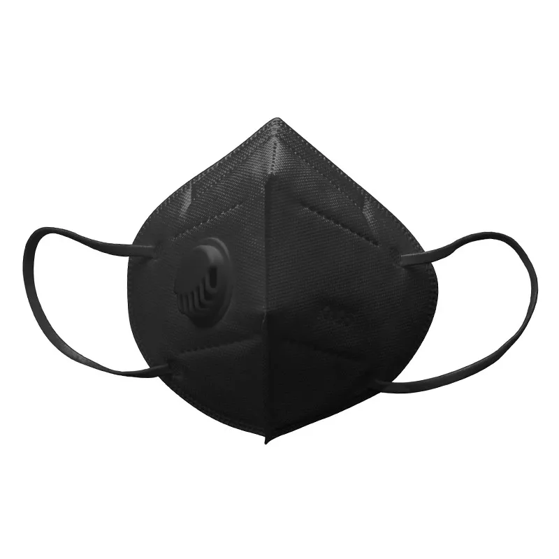 
High quality products Wholesale at Low Prices Have CE Certificated Disposable KN95 Black With Valve Facemask 