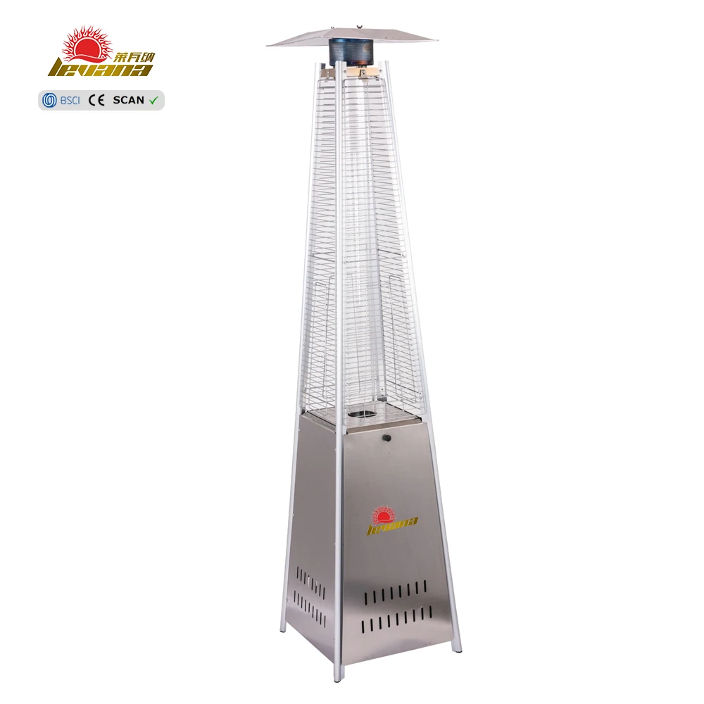 Wholesale portable outdoor gas heater Stainless steel large mobile gas heater  for garden restaurant