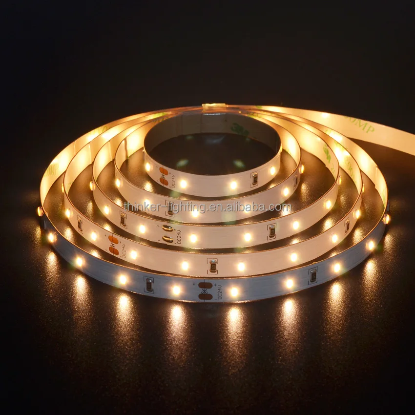 New Hot Sale 8mm DC12/24V 4.8W Waterproof SMD3528 60LEDs Flexible LED Strip Light