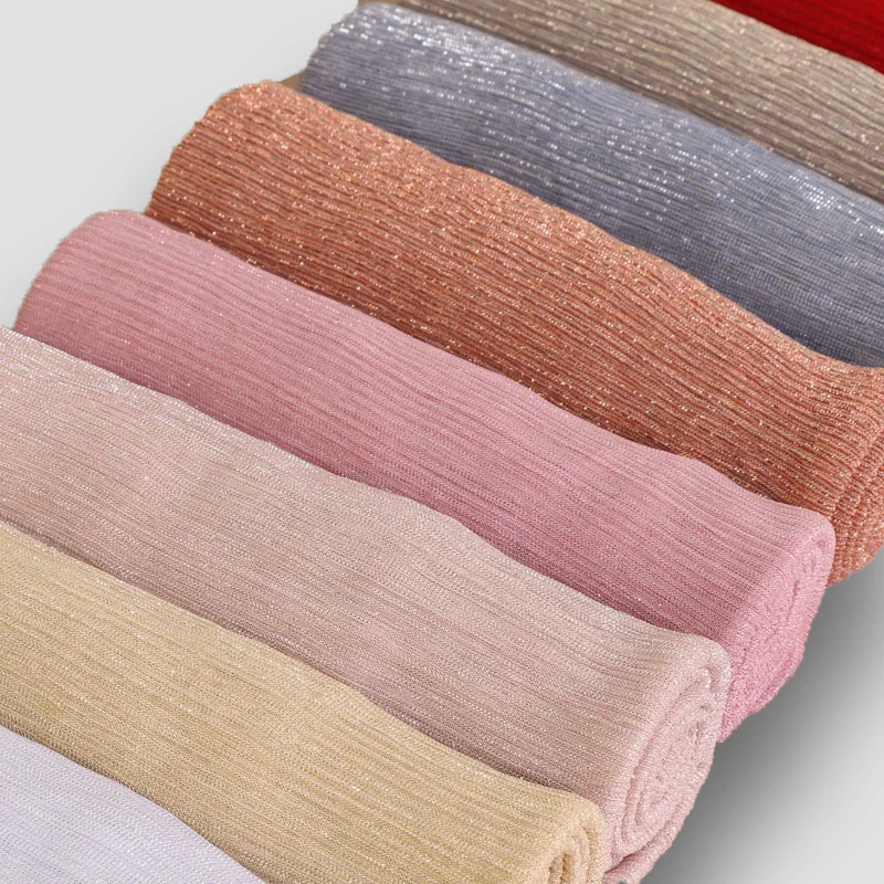 
 Оптовая продажа, модная женская шаль с золотой нитью, мусульманский шарф из полиэстера, складной шелковый шарф, индийский однотонный длинный шарф  