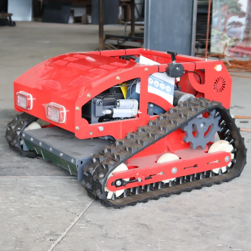Affordable price CE wireless remote control lawn mower cost-effective crawler mini lawn mower