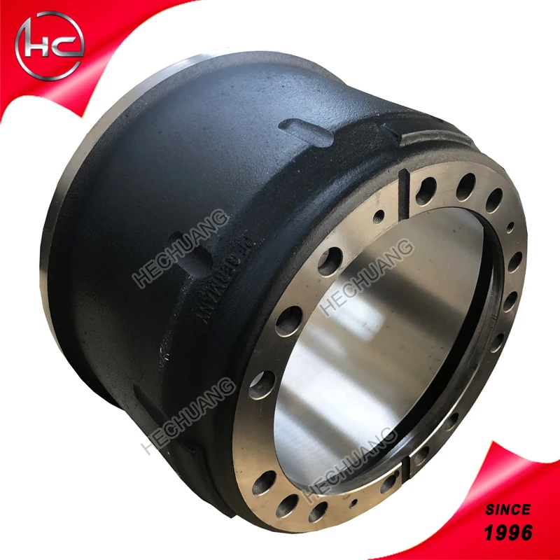 High quality OEM manufacture front brake drum semi brake drum for mercedes truck