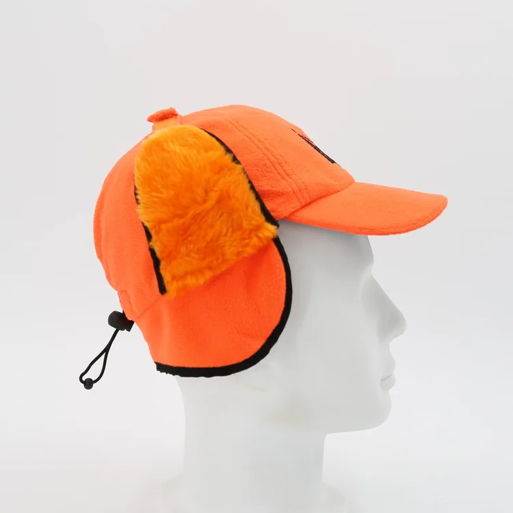 whole sale super warm ear flaps fleece LED Light winter Cap for women