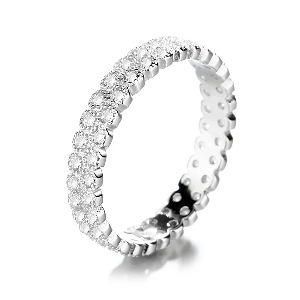 Модное кольцо из стерлингового серебра 925 пробы с квадратным камнем