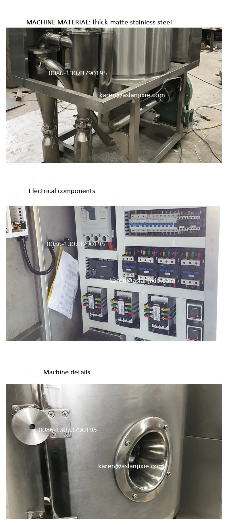 Protein Powder Spray Centrifugal Dryer Machine Traditional Chinese Medicine Concentrated Extraction