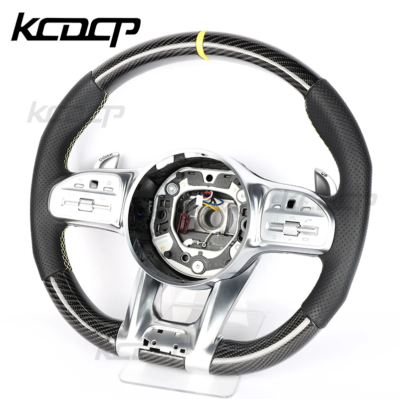 Подходит для Benz c class c300 c200 c180 c260 C43 C63 W204 W205 W206 W212 W221 W207 W222 от старой модели до Нового Рулевого Колеса из углеродного волокна