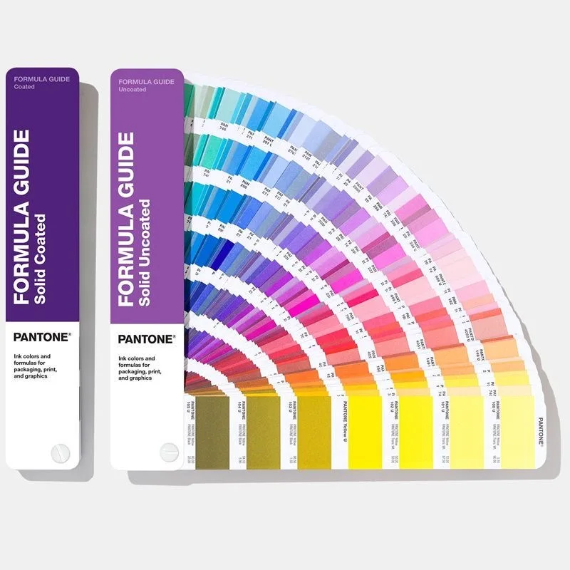 Hot Sale Pantone Formula Guide Set and Color Book GP1601A Coated and Uncoated Color with 2161 Spot Color GP1601A PANTONE Card
