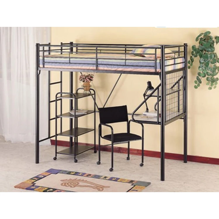 
School Dormitory Furniture College Loft Bunk Bed For Sale 
