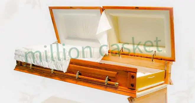 rental casket funeral home hot sale NO 1   funeral supplier million casket make USA standard rental casket wholesale cheap