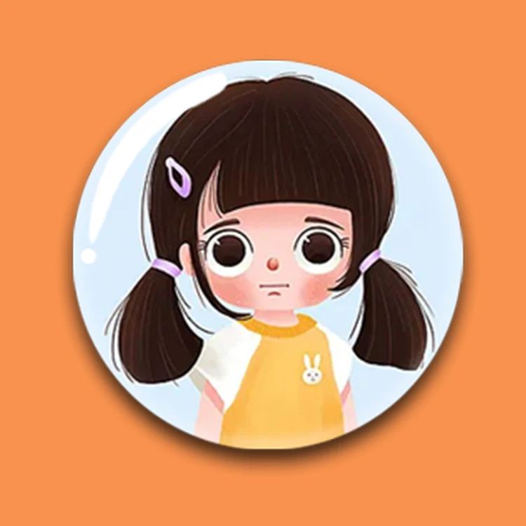 custom matte plastic metal tinplate Tin button badge with safe pin